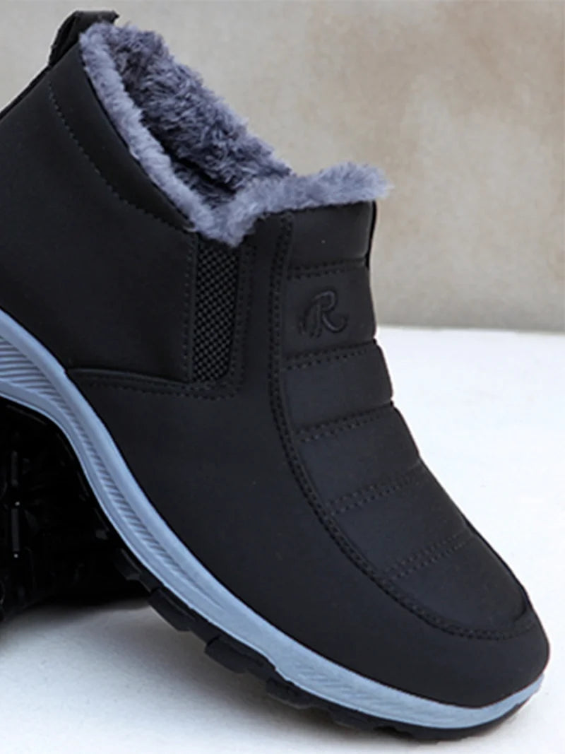 Unisex Winter Plush Snow Slip On Boots The Clothing Company Sydney