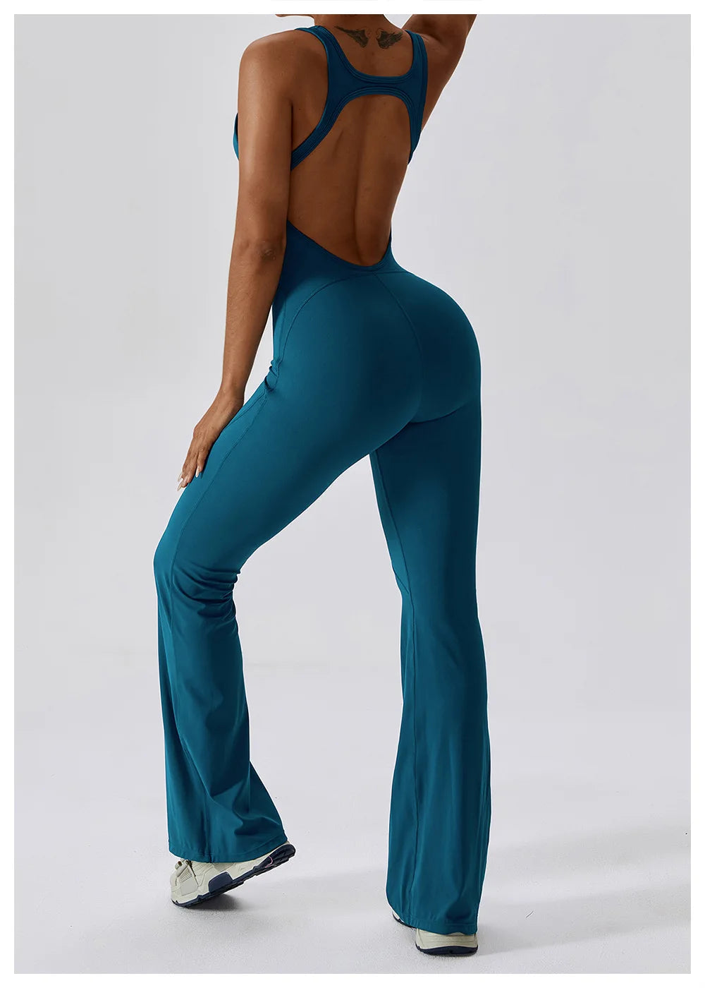 One Piece Yoga Jumpsuit Outfit Fitness Bodysuit Workout Clothes Sportwear Women's Buttock lifting Set Activewear The Clothing Company Sydney