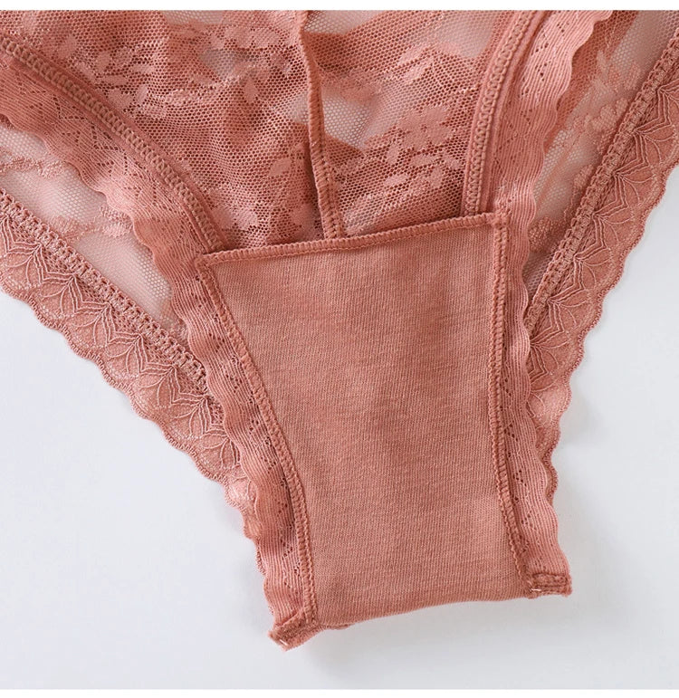 Women's Lace Underwear Low-Waist G String Hollow Out Cross Belt Thong Solid Comfortable LingeriePanties The Clothing Company Sydney