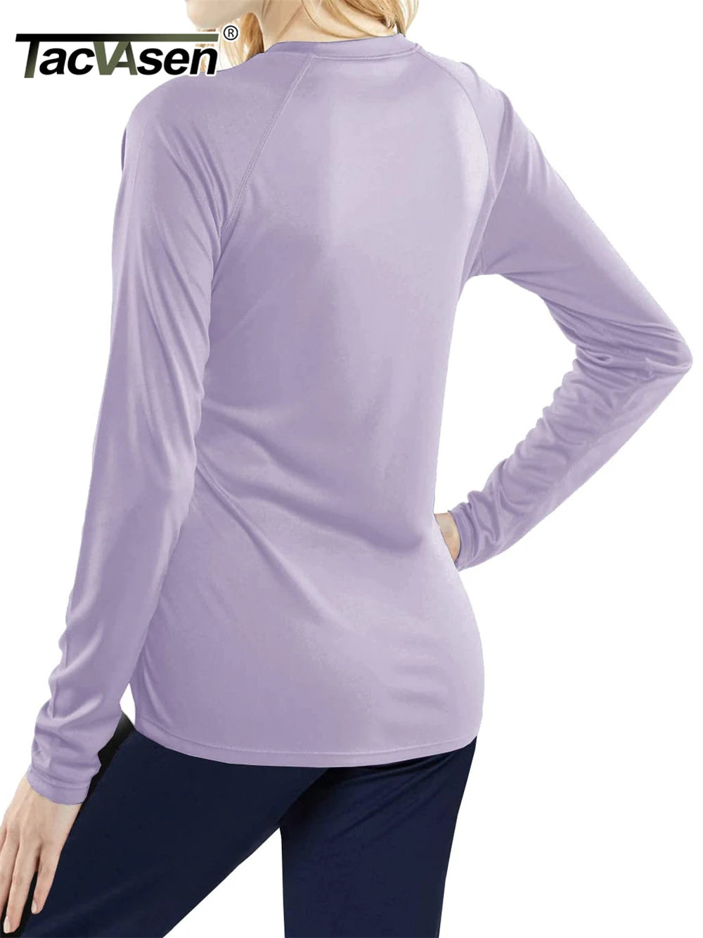UPF 50+ Sun Skin Protection Quick Dry T-Shirts Women's Long Sleeve Outdoor Performance Tee Shirts Summer Casual Tops - The Clothing Company Sydney