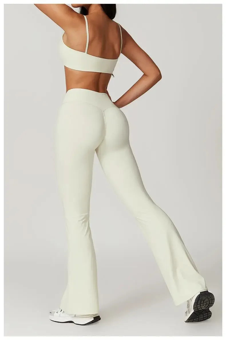 Quick-Dry Yoga 2 Piece Suit Outer Wear Running Sports Short Sleeves Women's Backless Fitness Wear Green Gym Clothing The Clothing Company Sydney