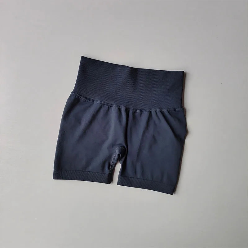 Women's Sports Shorts High Waist Running Yoga Fitness Activewear Shorts - The Clothing Company Sydney