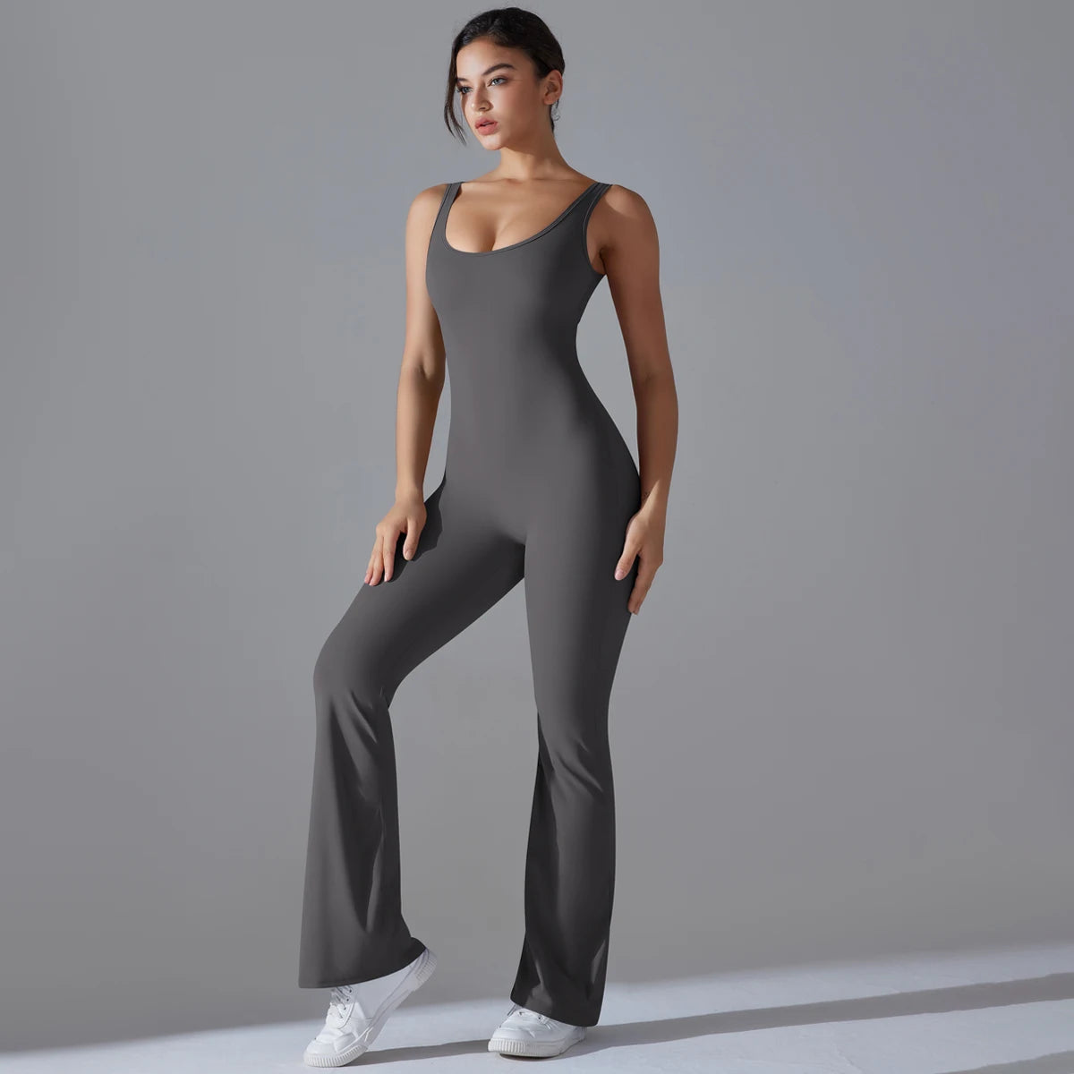 V Back Jumpsuit Gym Set Women Training Yoga Suit Sportswear Sports Fitness Rompers Stretch Workout Bodysuits The Clothing Company Sydney