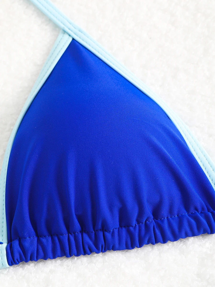 2 Piece Triangle Halter Bikini Swimsuit Women String Swimwear Bathers Bathing Swimming Swim Suit Beachwear The Clothing Company Sydney