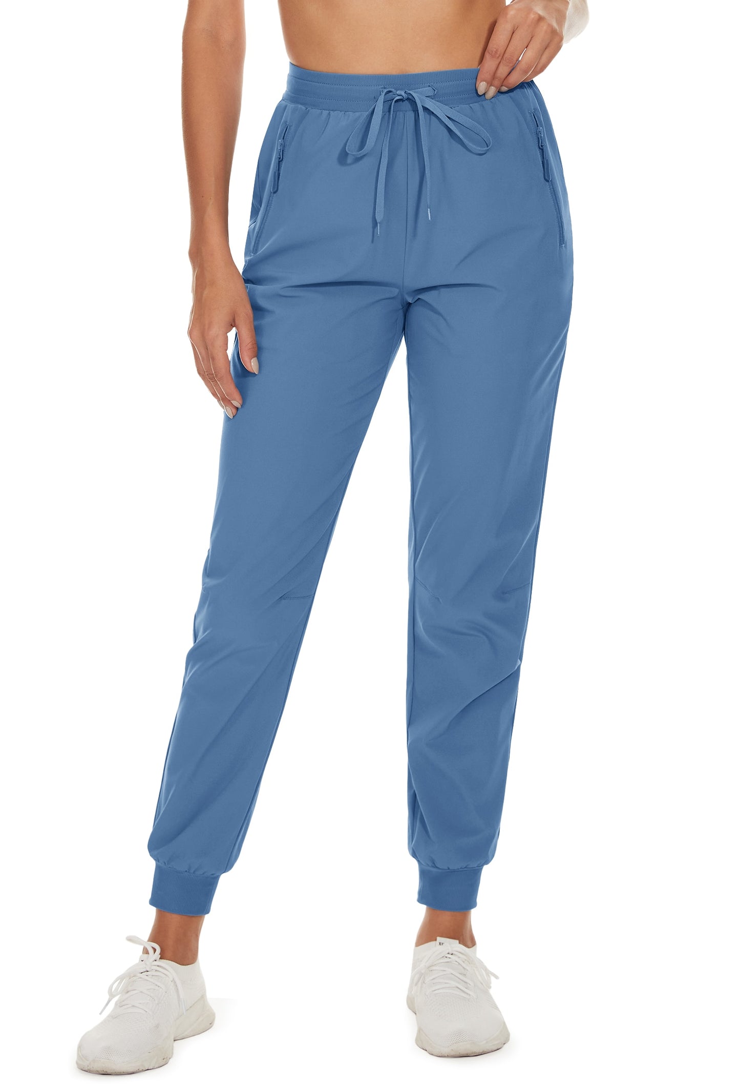 Quick Dry Hiking Pants Women's Casual Long Pants Elastic Waist Zipper Pocket Athletic Trousers Running Workout Bottoms The Clothing Company Sydney