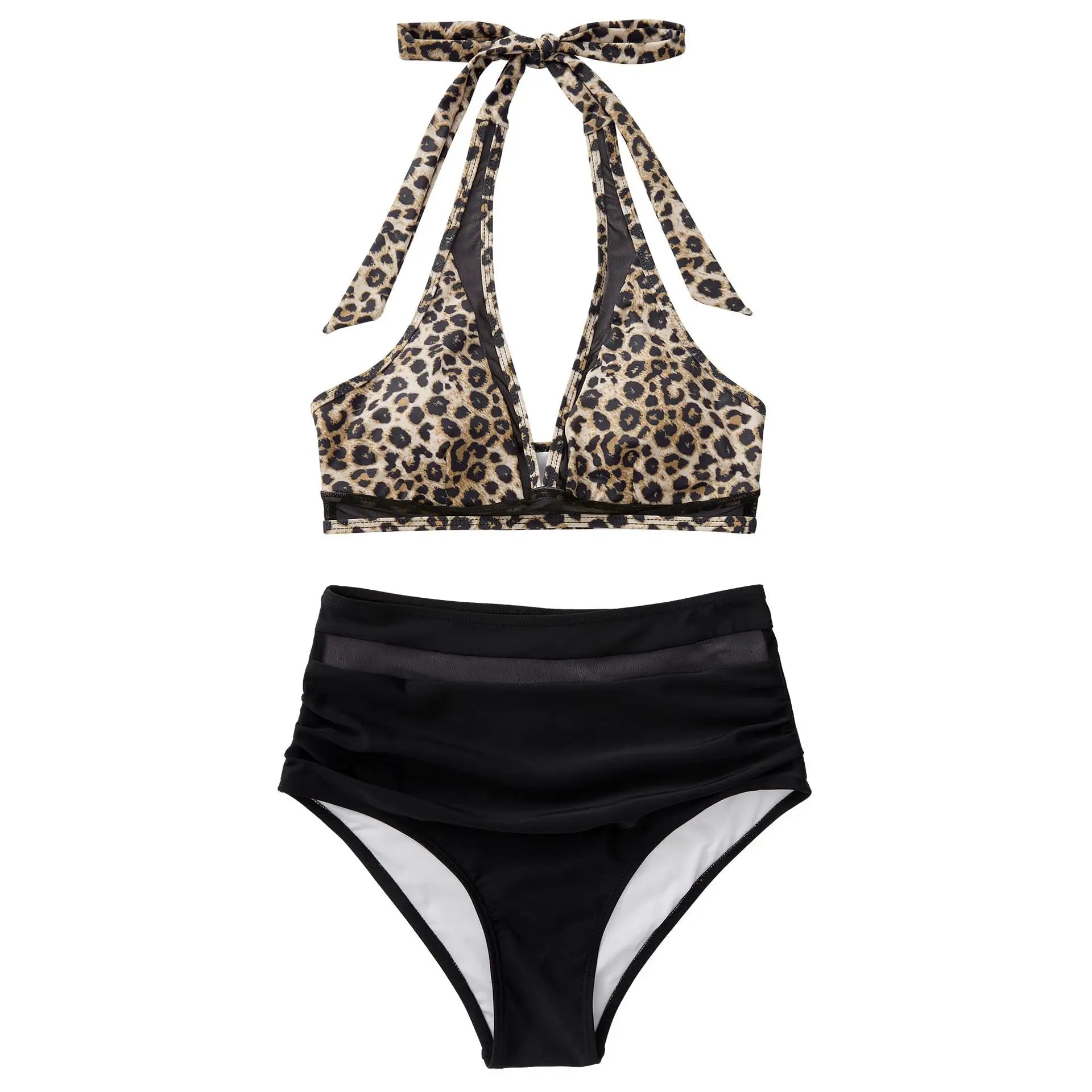 High Waist Push Up Swimsuit Women Black Beachwear Swimwear Adjustable Bathing Suit Bikini Set The Clothing Company Sydney