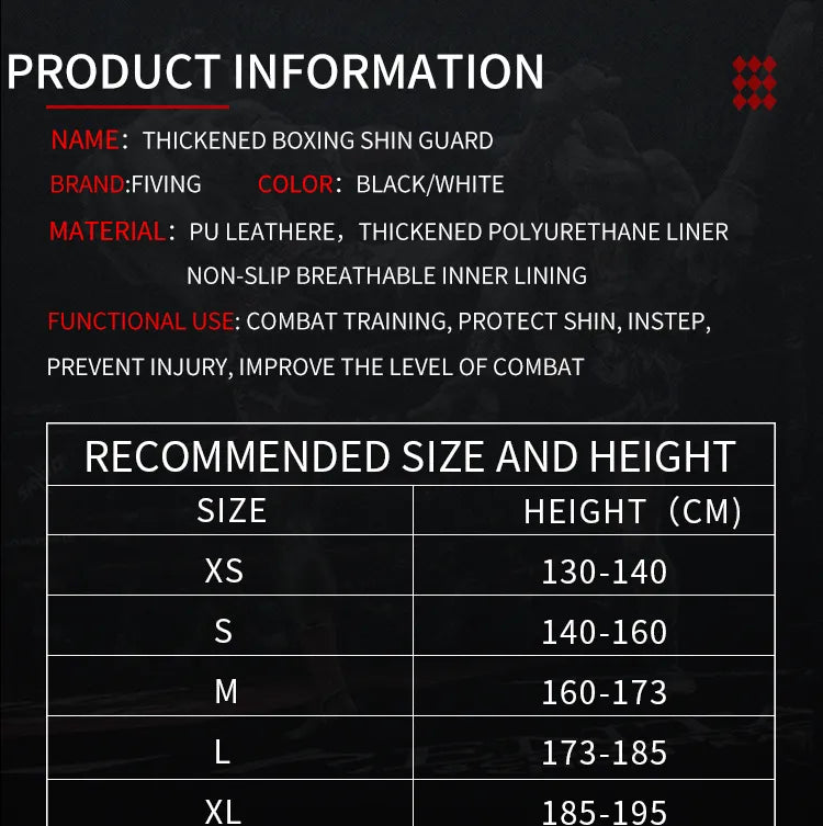 Youth Adult Muay Thai Kick Boxing MMA Grappling Instep Shin Guard Pads Karate Foot Shank Leg Protectors Ankle Support The Clothing Company Sydney