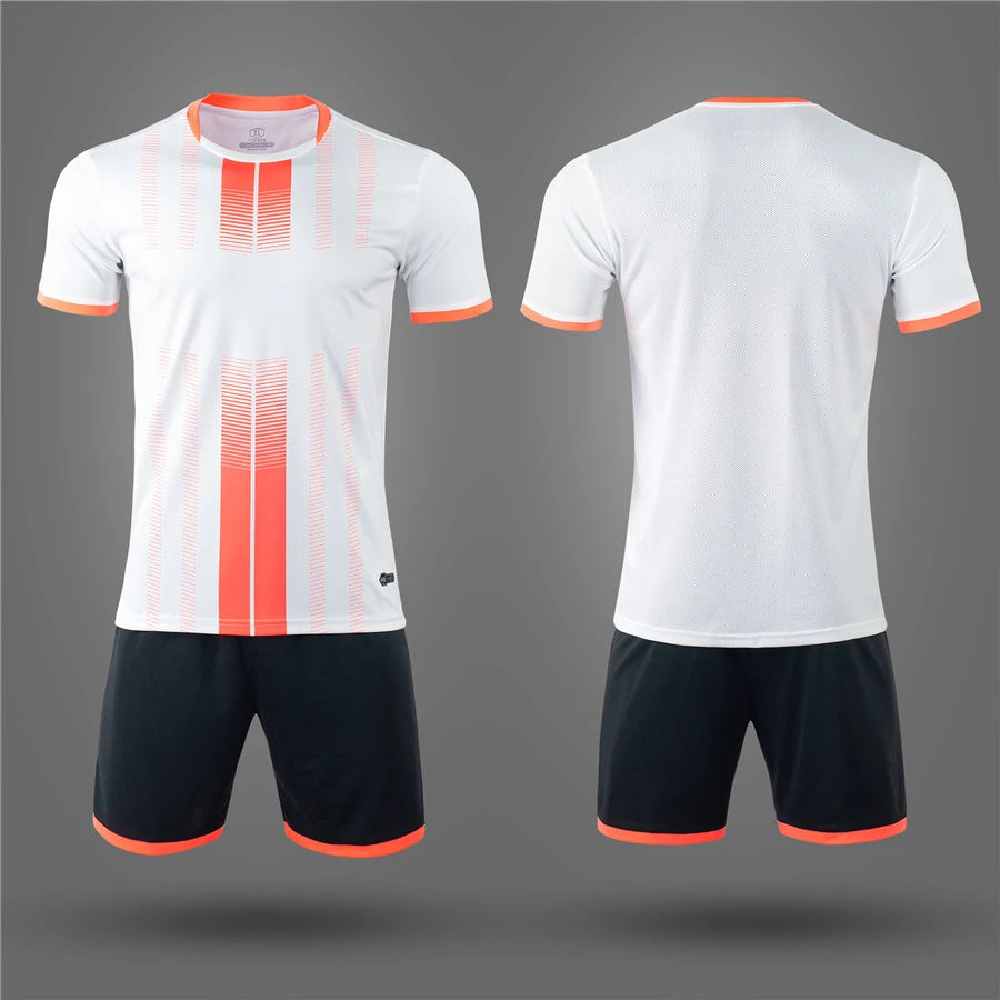 Men Women Kids Soccer Set Short Sleeve Volleyball Uniform Football Jersey Team Training Shirts Sport Kit Suit Breathable Set The Clothing Company Sydney
