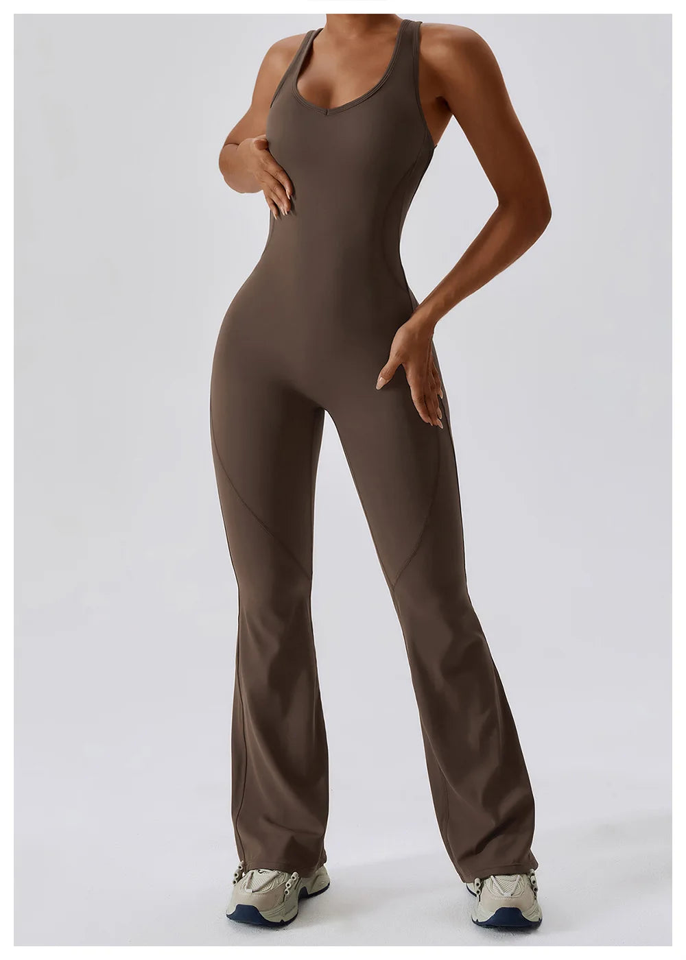 One Piece Yoga Jumpsuit Outfit Fitness Bodysuit Workout Clothes Sportwear Women's Buttock lifting Set Activewear The Clothing Company Sydney