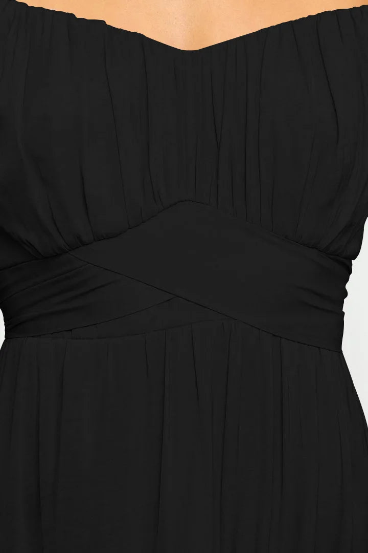 Summer Sundersses White Short Sleeve Ruffles Lace Up Folds Mini Dresses Bohemian Party Beach Dress The Clothing Company Sydney