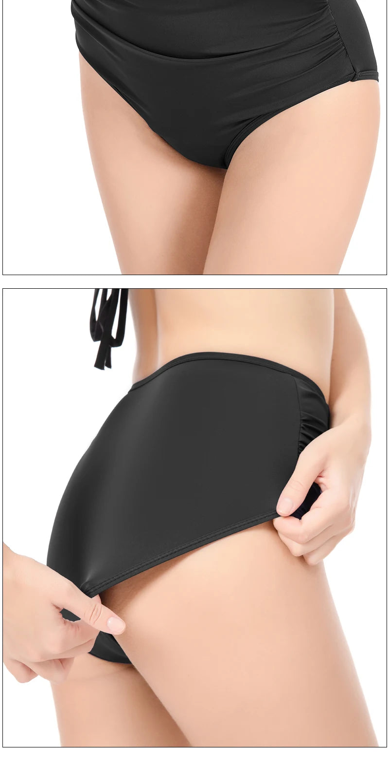 4-Layer Leak Proof Period Swimwear Bikini Bottoms Absorbent Beachwear Panties Plus Size Menstrual Swimsuit - The Clothing Company Sydney