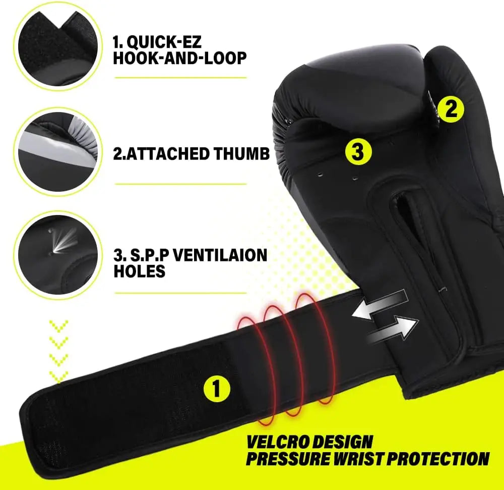 Adult Professional 12oz Boxing Training Gloves Pu Elastic Boxing Gloves Muay Thai Fighting Gloves For Men And Women The Clothing Company Sydney