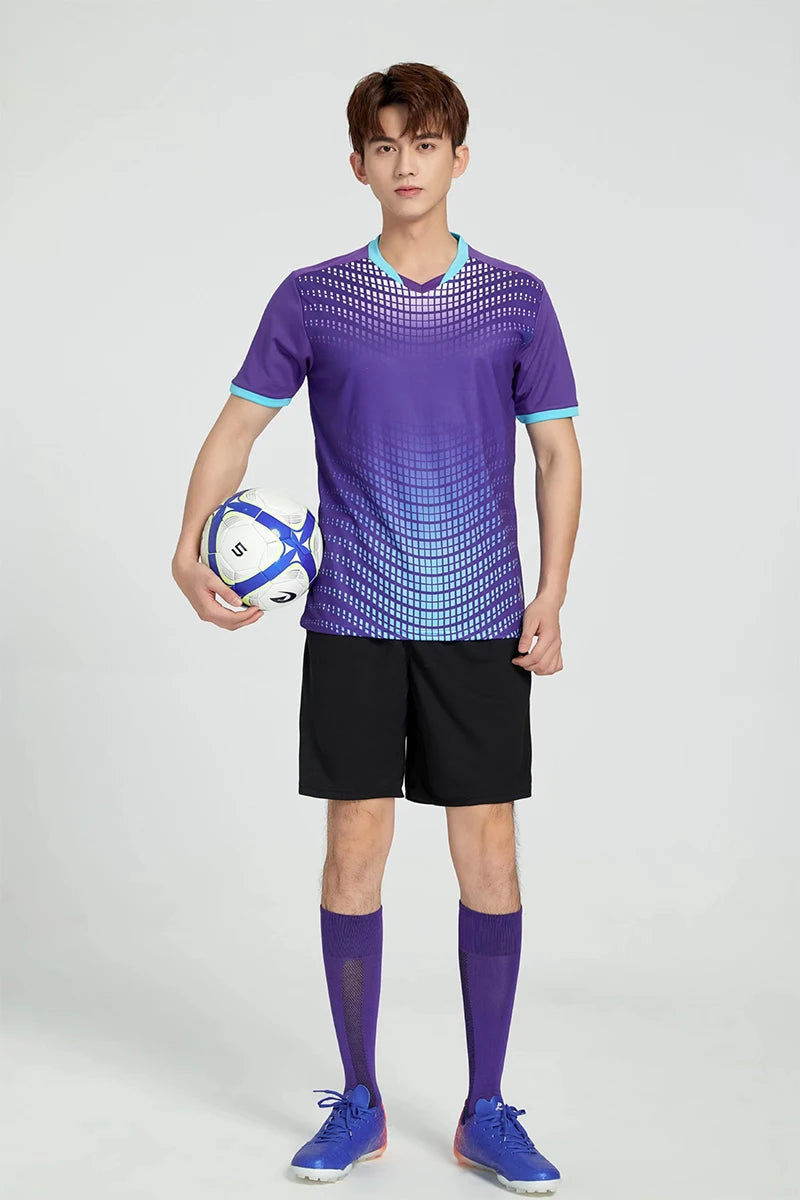 Men's Women's Kids Football Jersey Shorts Set Custom Soccer Uniform Outfit Kids School Team Training Kit The Clothing Company Sydney