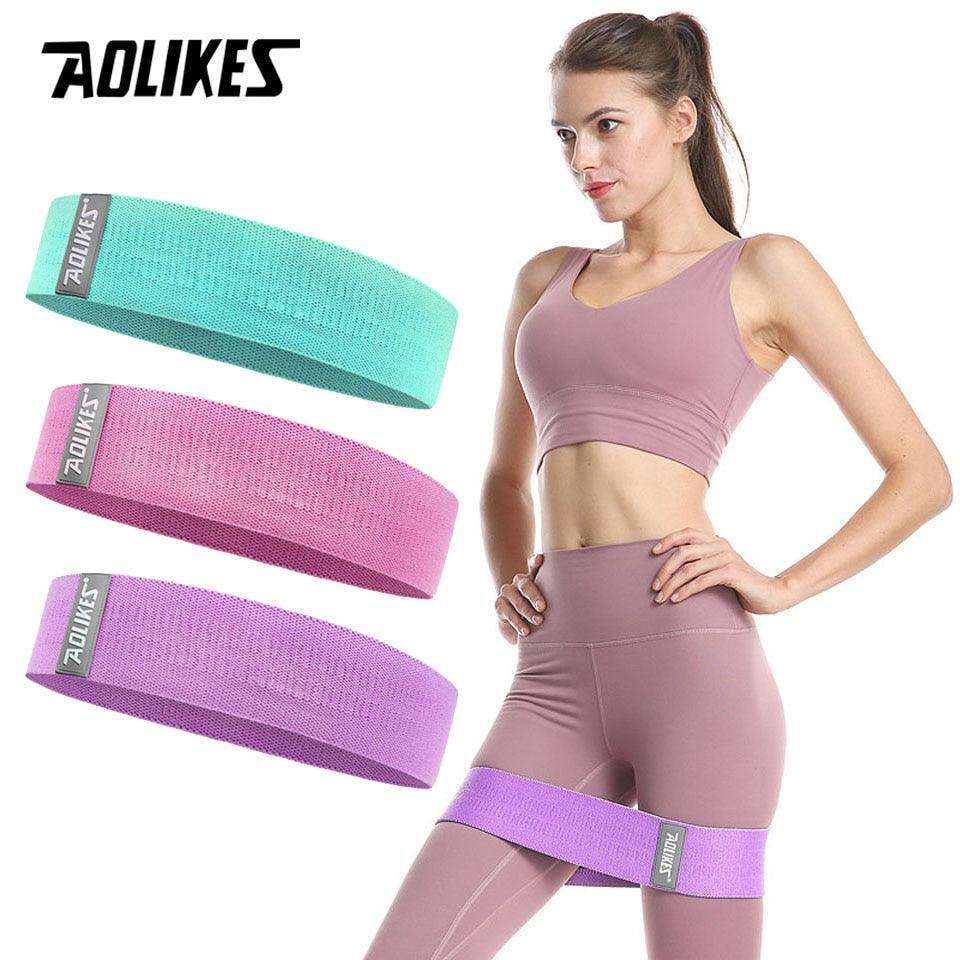 1PC Hip Yoga Resistance Band Wide Fitness Exercise LegsLoop For Circle Squats Training Anti Slip Band The Clothing Company Sydney