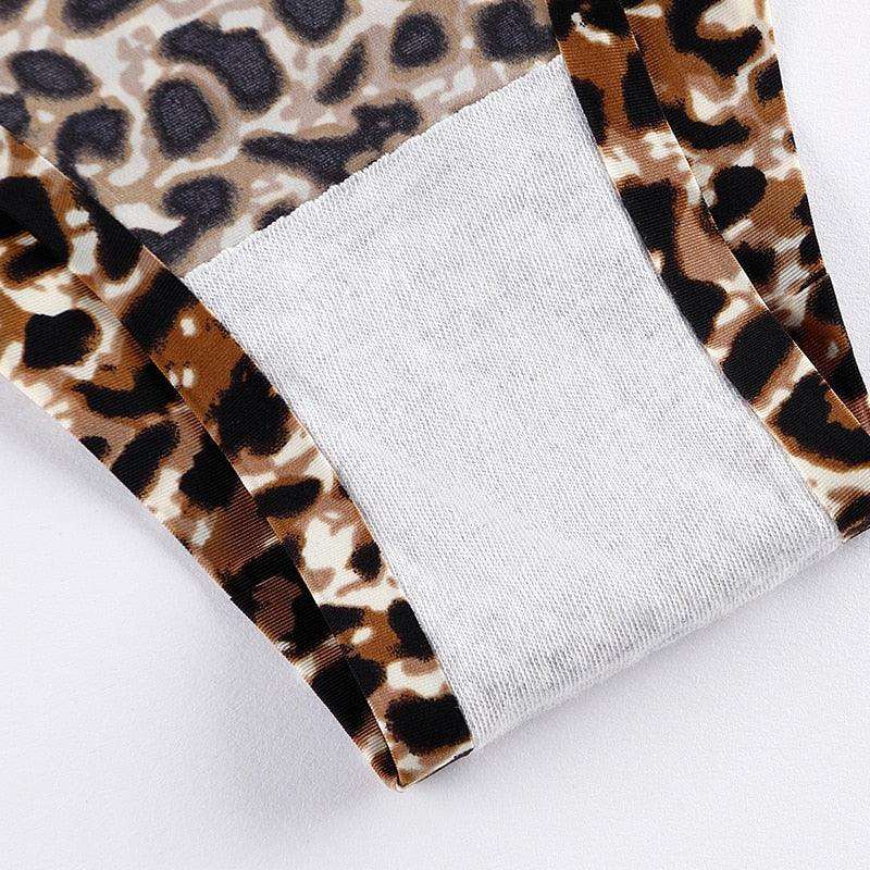 1 Piece Women's Panties Underwear Seamless Sports Leopard T-back G-string Thongs Ice Silk Briefs The Clothing Company Sydney