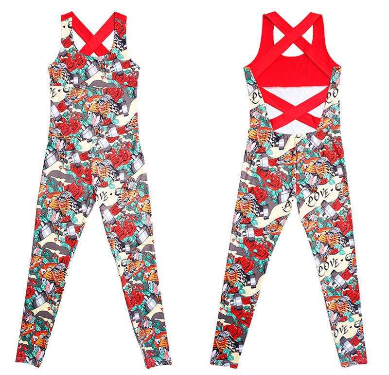 1 Piece Yoga Gym Sportswear Quick Dry Fitness Workout Tracksuit Jogging Jumpsuit The Clothing Company Sydney