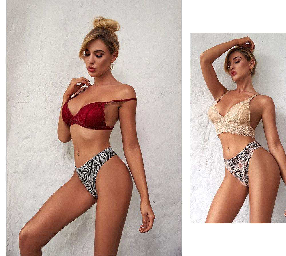 1 Piece Women's Panties Underwear Seamless Sports Leopard T-back G-string Thongs Ice Silk Briefs The Clothing Company Sydney