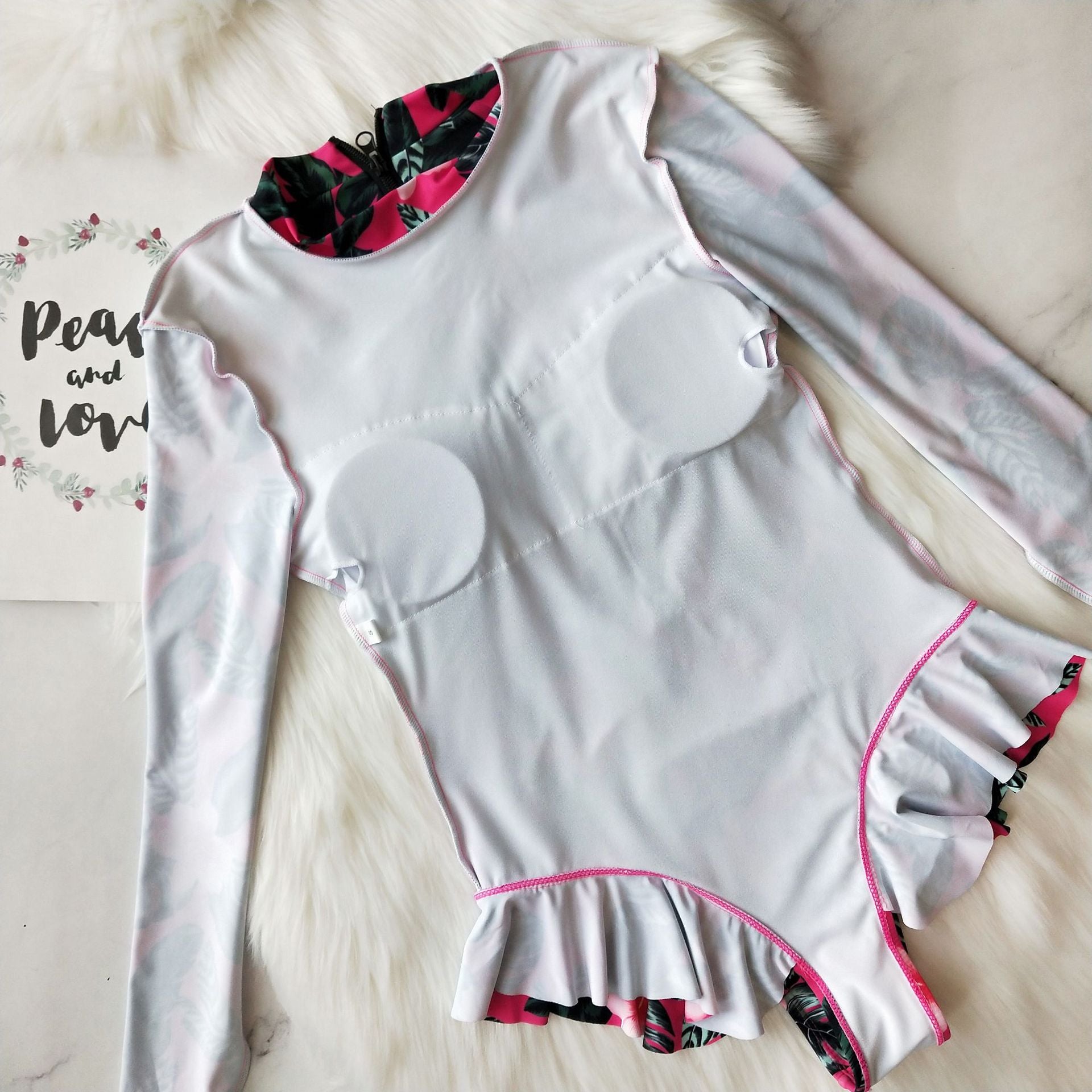 Surf Rashguard Long sleeve swimwear one piece swimsuit Rash Guard swim suit Bathing Suit beach wear Bodysuit Monokini The Clothing Company Sydney