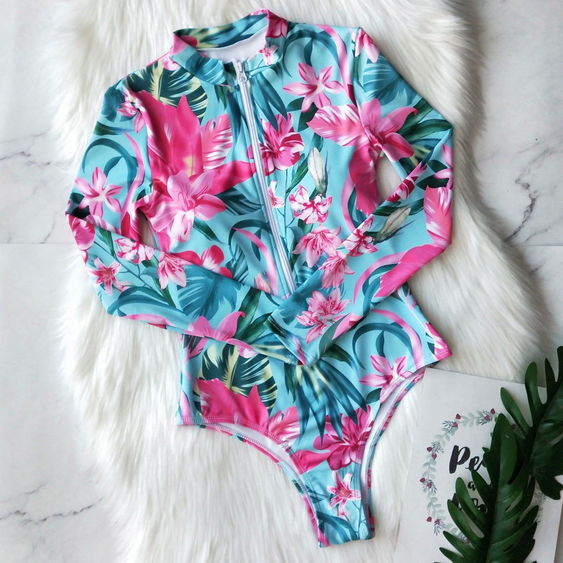 Surf Rashguard Long sleeve swimwear one piece swimsuit Rash Guard swim suit Bathing Suit beach wear Bodysuit Monokini The Clothing Company Sydney