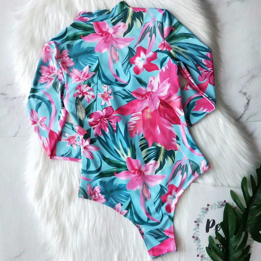 Surf Rashguard Long sleeve swimwear one piece swimsuit Rash Guard swim suit Bathing Suit beach wear Bodysuit Monokini The Clothing Company Sydney