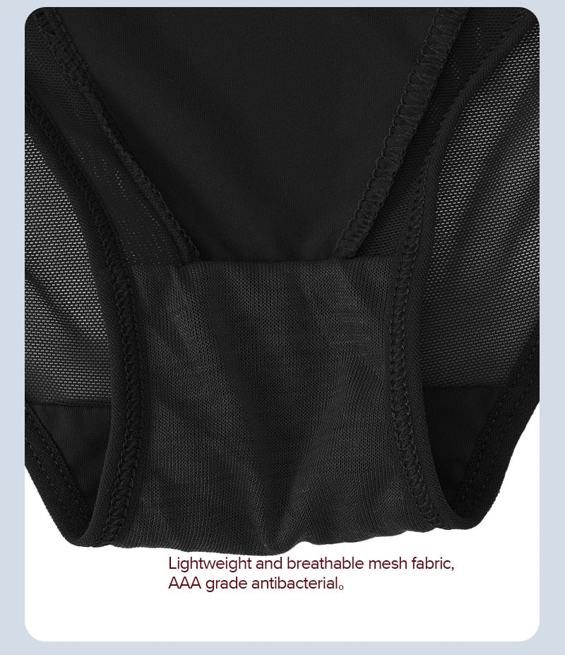 Mesh Women's Panties Hollow Out Briefs Transparent Low Waist Lingerie Breathable High Elasticity Underwear Underpants The Clothing Company Sydney