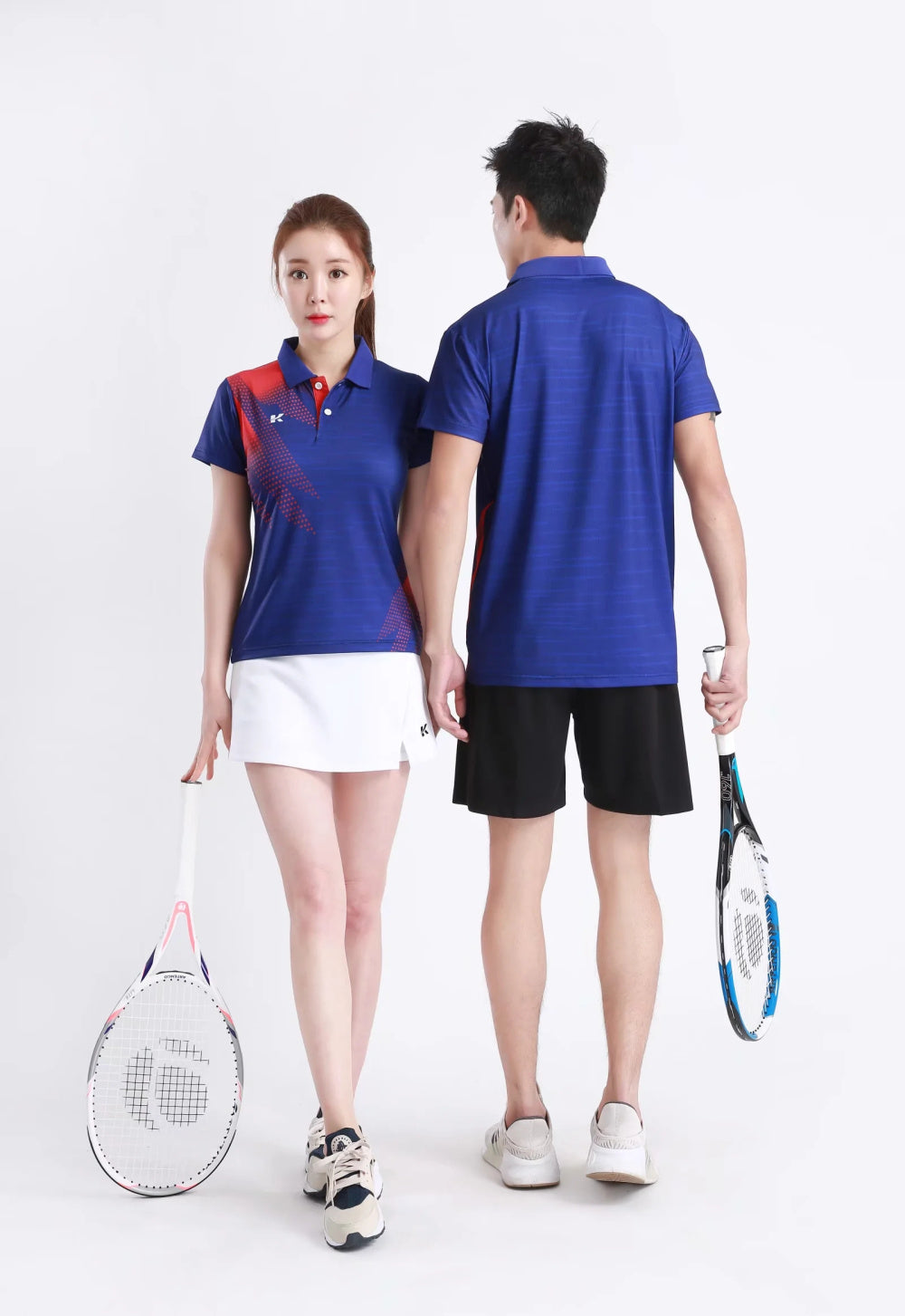 Women's Men's Sports Badminton wear shirts Table tennis game Shirts clothes Exercise Tennis Volleyball Handball Shirts The Clothing Company Sydney