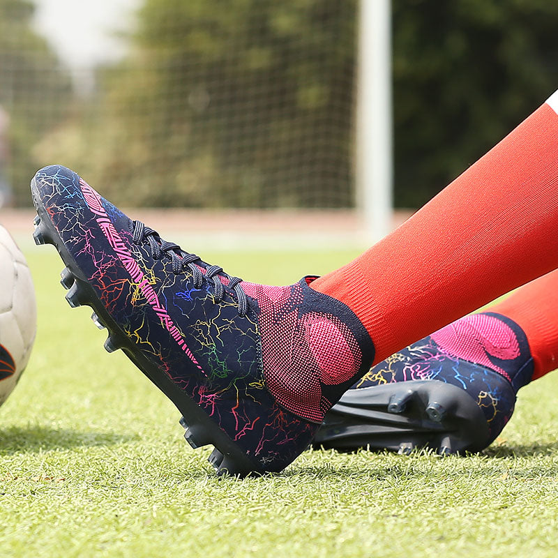 Outdoor Men Women Girls Boys Soccer Shoes Football Boots High Ankle Kids Cleats Training Sport Sneakers The Clothing Company Sydney