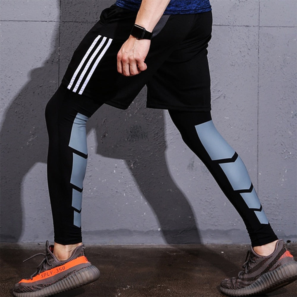 Sports Anti-slip Full Length Compression Leg Sleeves Calf Shin Splint Support Protector for Cycling Running Basketball Golf Sleeve The Clothing Company Sydney