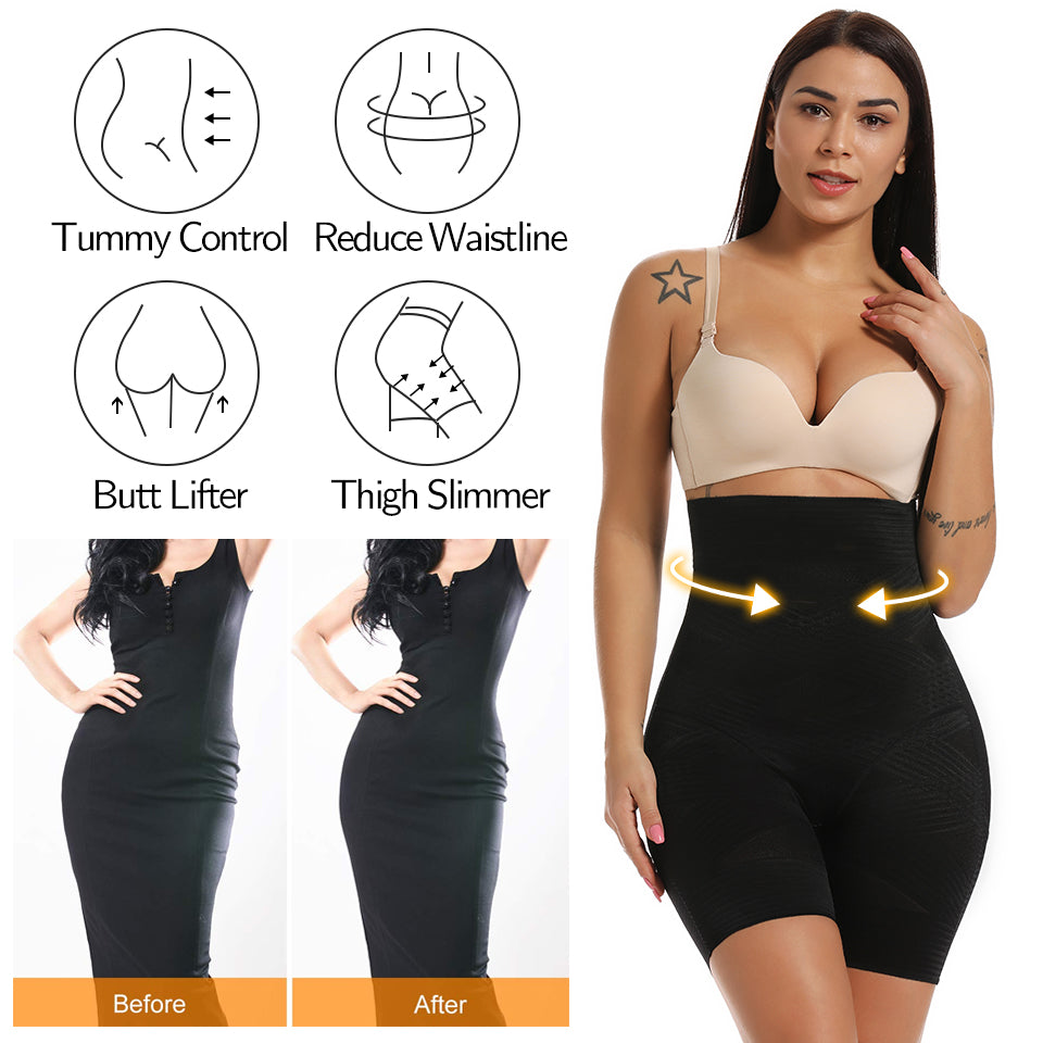 Women's Body Shaper Firm Tummy Control Shorts Under Skirts High Waist Shaping Panties Underwear Waist Cincher Shapewear The Clothing Company Sydney
