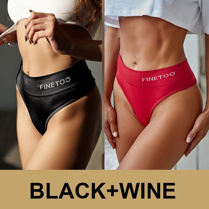 2 Pack Bodyshaper Panties Underwear High Waist Panties Lingerie G-String Underpants Solid Color Pantys Sports Briefs The Clothing Company Sydney