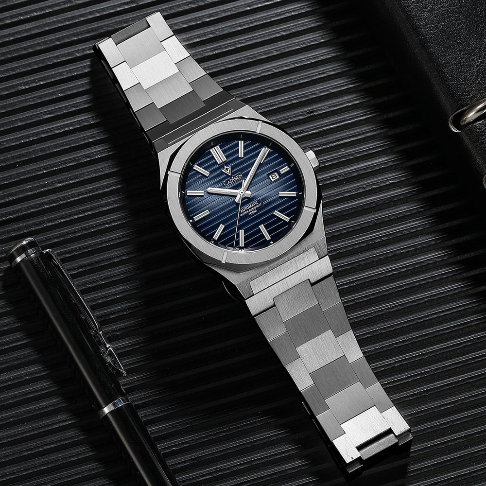 Cadisen Diver Watch Retro Luxury Sapphire MIYOTA 8215 German Design Men's Automatic Mechanical Watches 10Bar Clothing Company Sydney