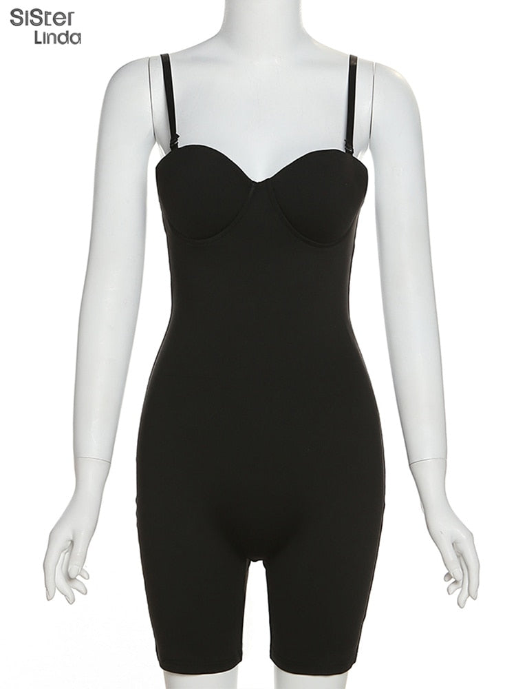 Casual Mesh Bodycon Mini Dress Women Romper  Sleeveless Skinny Stretchy Deep V Neck Party Clubwear Trend Outfit The Clothing Company Sydney