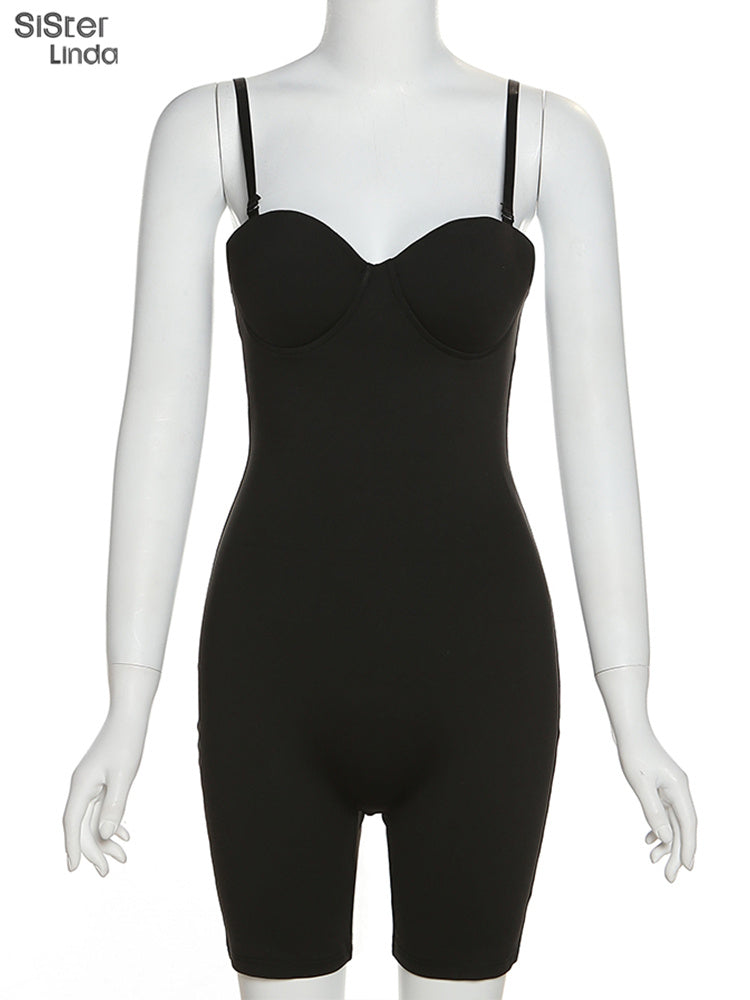 Casual Mesh Bodycon Mini Dress Women Romper  Sleeveless Skinny Stretchy Deep V Neck Party Clubwear Trend Outfit The Clothing Company Sydney