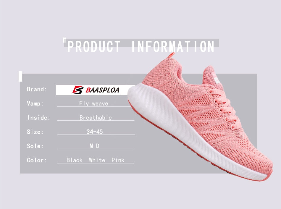 Brand Lace-up Shoes Non-Slip Wear-Resistant Soft Running Shoes Tennis Big Size Breathable Sports Sneakers For Women The Clothing Company Sydney