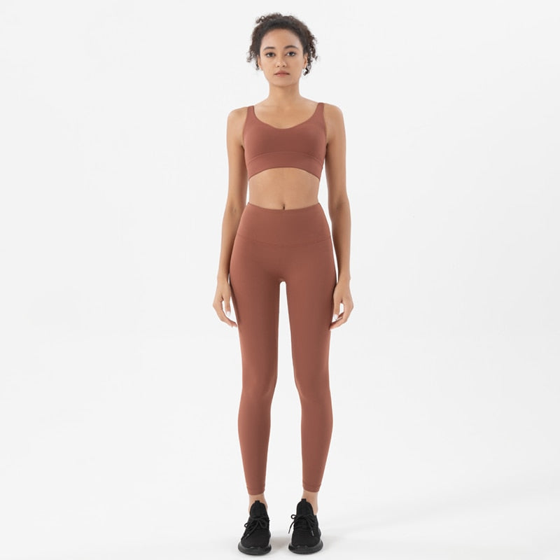 2 Piece/set Tracksuits Ladies Yoga Set Sports Suit Lounge Wear Crop Tops Leggings 14 colors Clothing Company Sydney