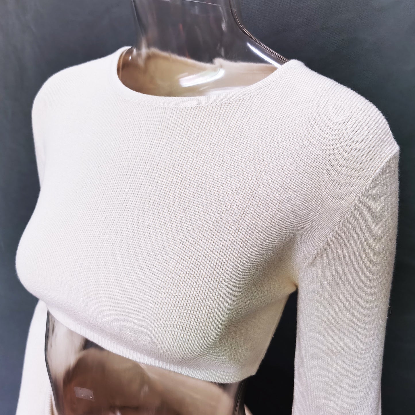 2 Piece Sweater Cropped Top Midi Skirt Matching Set Outfits Button Up Split Skirt Set The Clothing Company Sydney