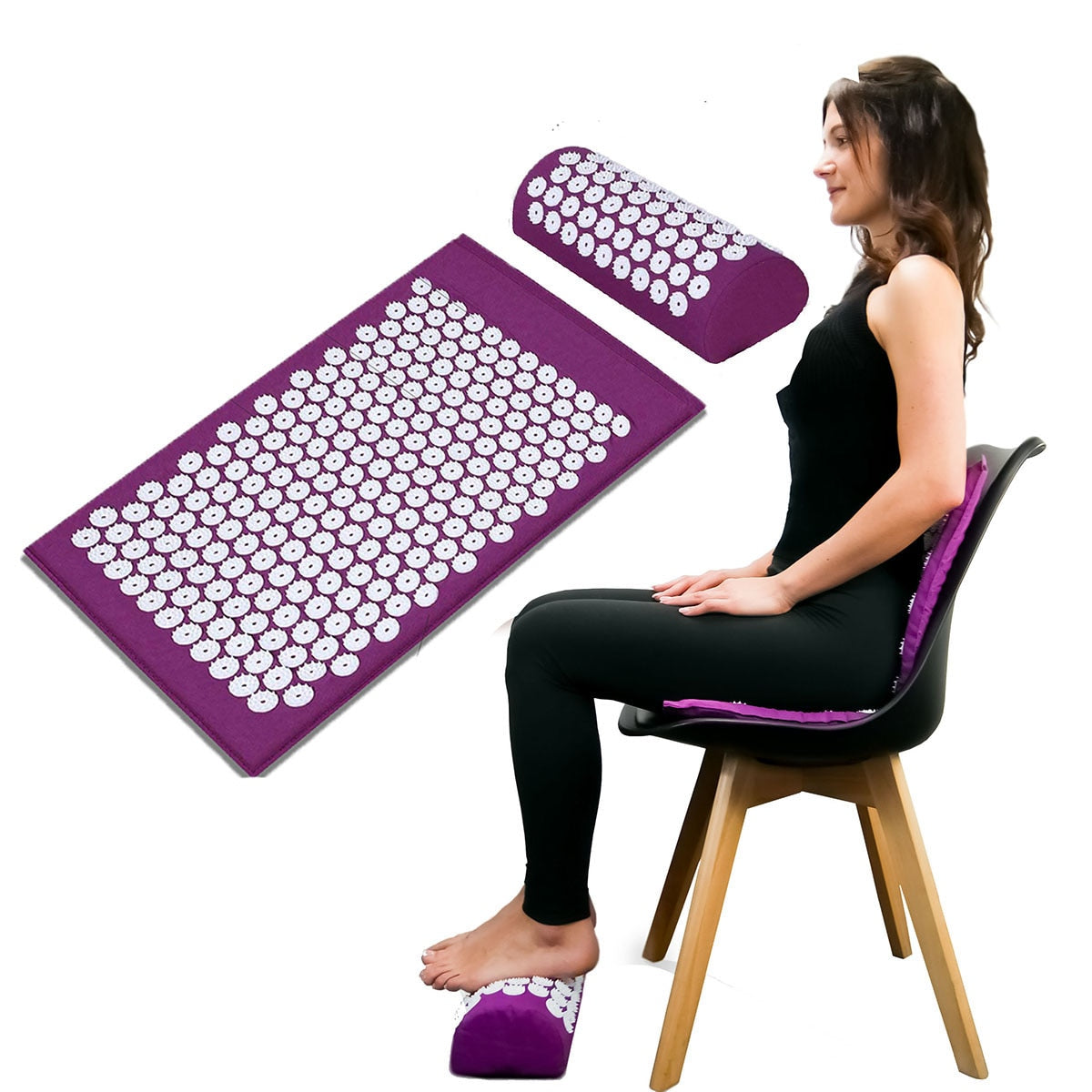 Acupressure Mat Massage Relieve Stress Back Body Pain Spike Cushion Yoga Acupuncture Mat The Clothing Company Sydney