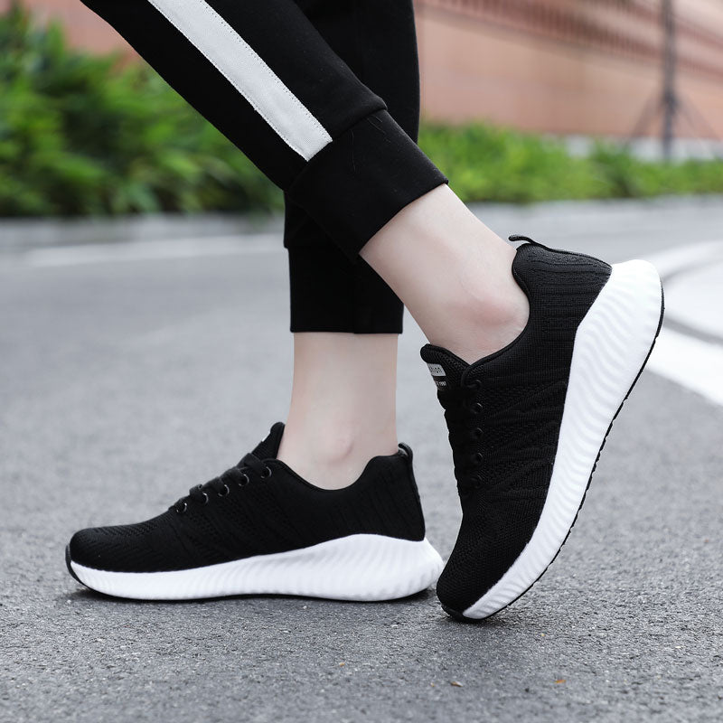 Brand Lace-up Shoes Non-Slip Wear-Resistant Soft Running Shoes Tennis Big Size Breathable Sports Sneakers For Women The Clothing Company Sydney