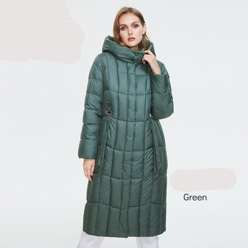 Winter Women's coat women long warm parka Plaid fashion thick Jacket hooded large sizes female Jacket The Clothing Company Sydney
