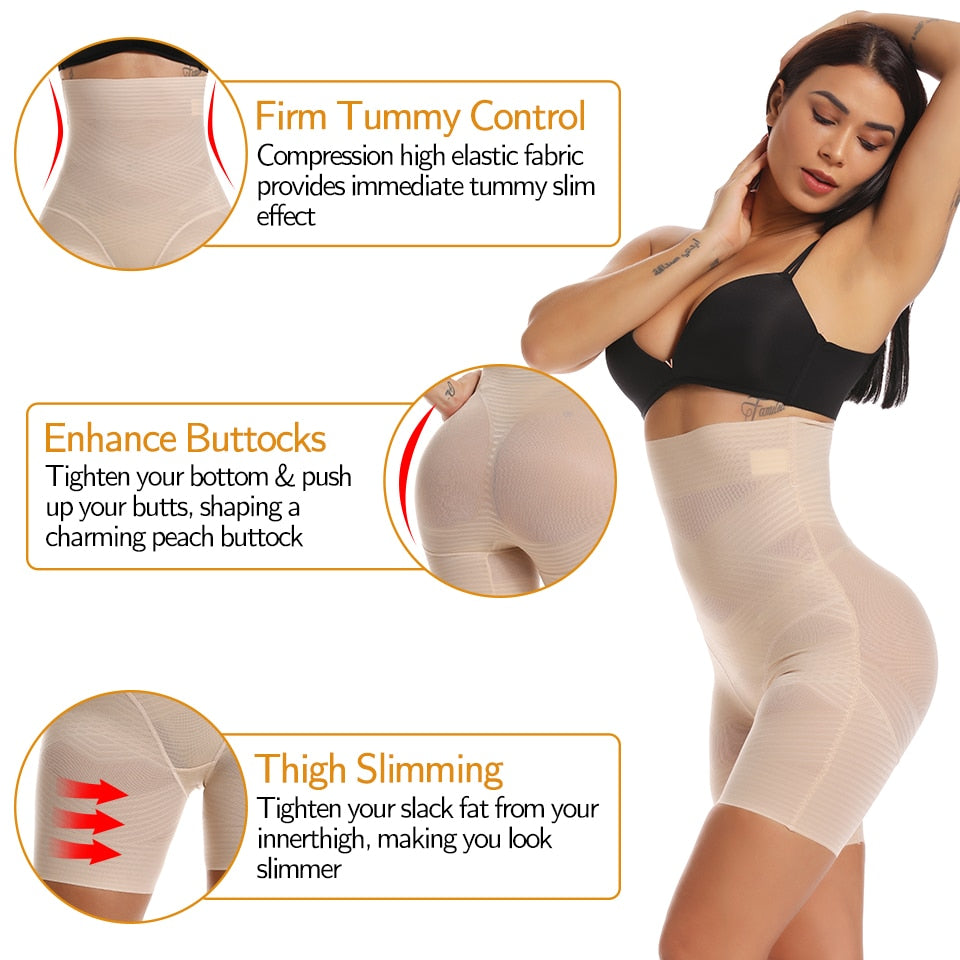 Women's Body Shaper Firm Tummy Control Shorts Under Skirts High Waist Shaping Panties Underwear Waist Cincher Shapewear The Clothing Company Sydney