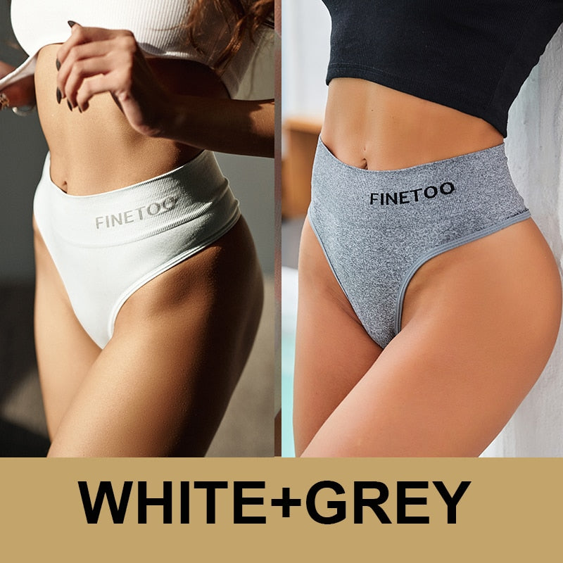 2 Pack Bodyshaper Panties Underwear High Waist Panties Lingerie G-String Underpants Solid Color Pantys Sports Briefs The Clothing Company Sydney
