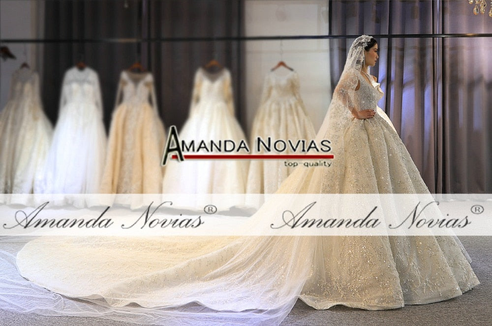 Heavy beading luxury wedding dress wedding gown bridal dress The Clothing Company Sydney