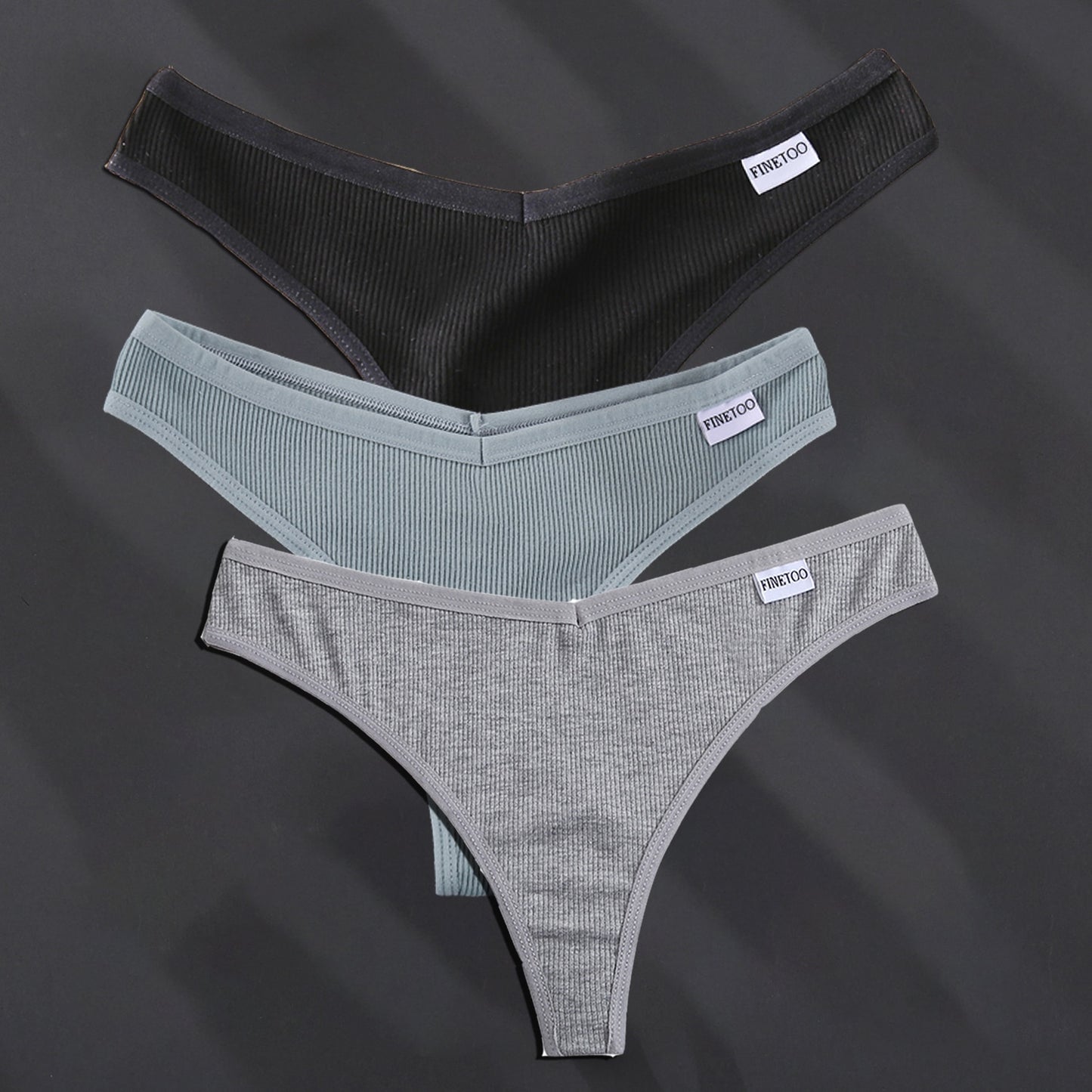 3 Pack G-string Panties Cotton Underwear Underpants Thong Solid Color Pantys Lingerie Briefs The Clothing Company Sydney
