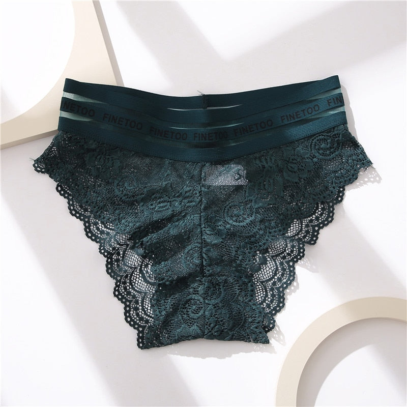 Women's Lingerie Lace Panties Underwear Floral Perspetive Panties Lace Panty Mesh Waist Seamless Briefs The Clothing Company Sydney