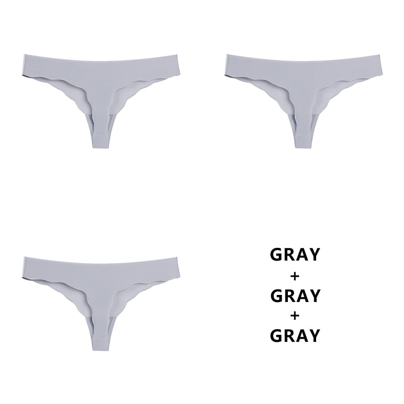 3 pack Seamless Panty Set Underwear Comfort Intimates Fashion Ladies Low-Rise Briefs Panties Lingerie The Clothing Company Sydney