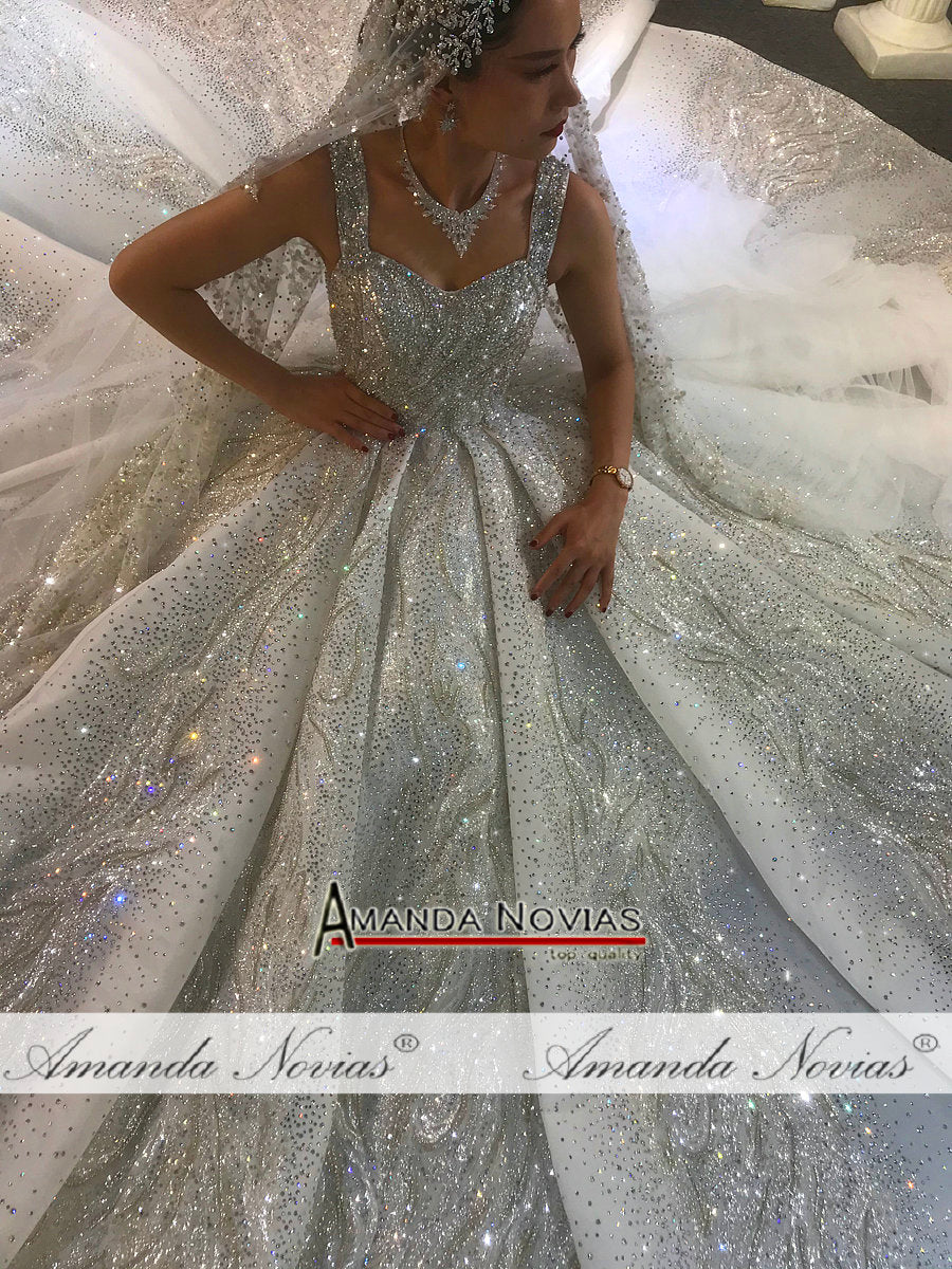 Luxury Heavy Beading Wedding Sparkling Bridal Dress The Clothing Company Sydney