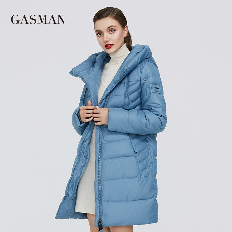 Long Puffer Winter Down Jacket Women's Thick Coat Women Hooded Parka Warm Brand Cotton Blend Jackets The Clothing Company Sydney