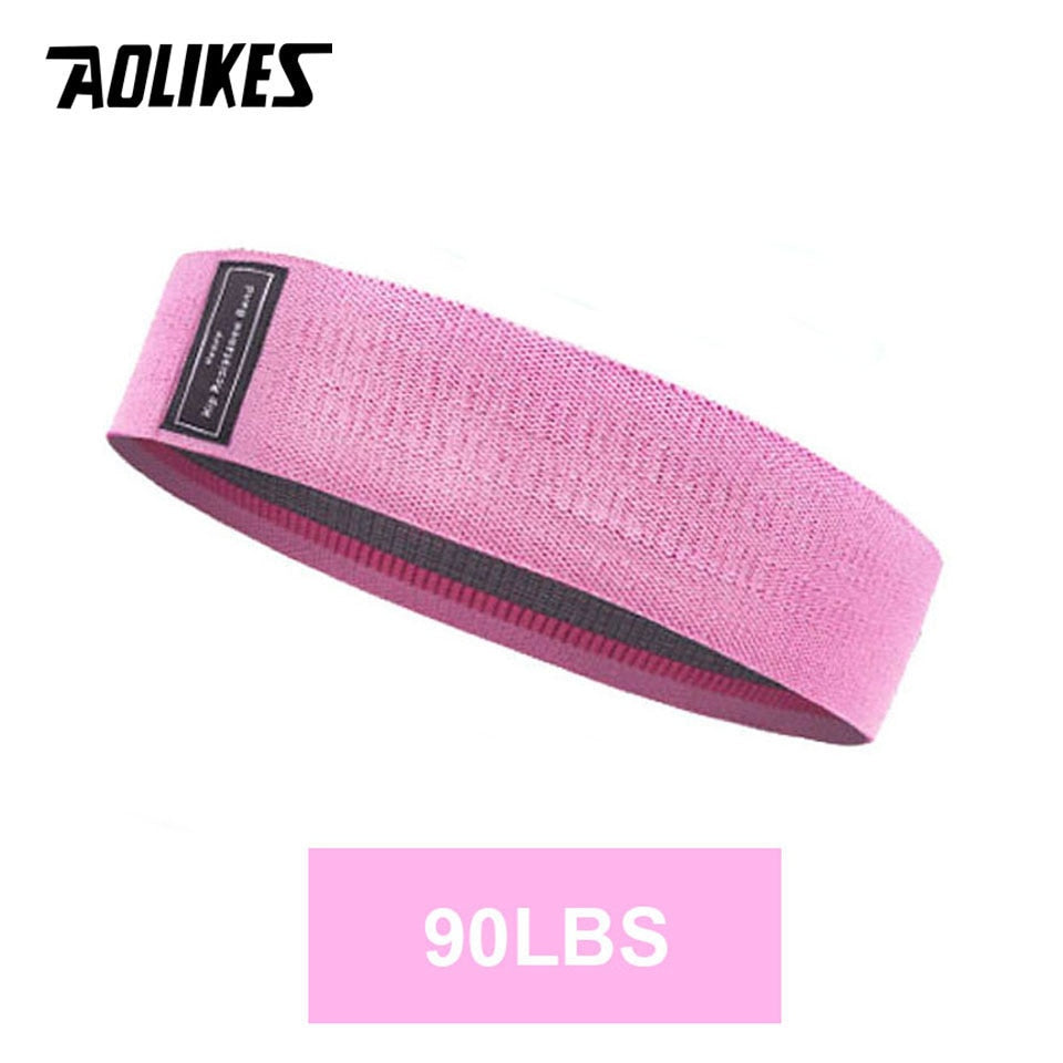 Durable Circle Band Yoga Anti-slip Gym Fitness Rubber Band Exercise Braided Elastic Band Hip Lifting Resistance Band The Clothing Company Sydney