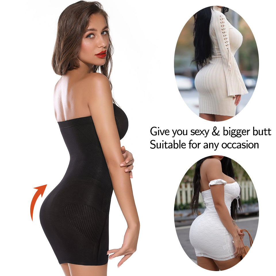Women Shapewear Strapless Full Slips for Under Dress Tummy Control Slips Skirts Full Body Shaper Seamless Underwear Shaper The Clothing Company Sydney