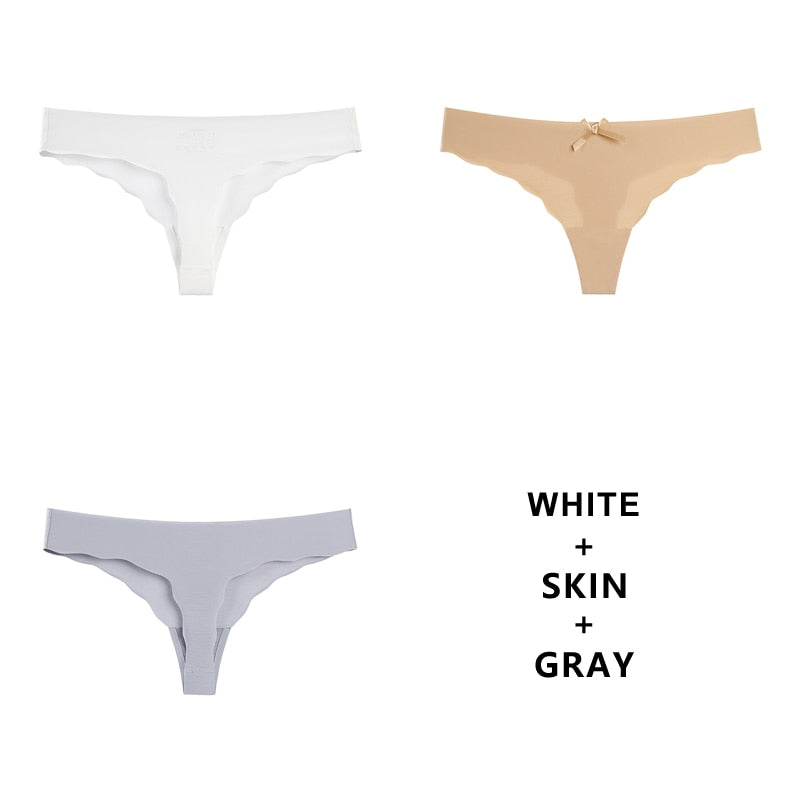 3 pack Seamless Panty Set Underwear Comfort Intimates Fashion Ladies Low-Rise Briefs Panties Lingerie The Clothing Company Sydney
